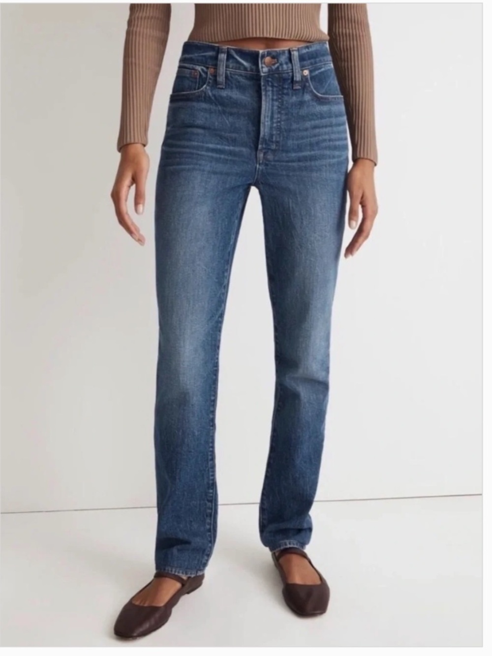 Madewell The Perfect 90's Vintage High Rise Mom Jean in Decatur Wash Size 27
